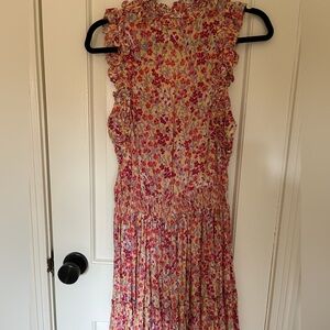 Poupette St Barth Triny Dress in Purple Daffodil Size Small